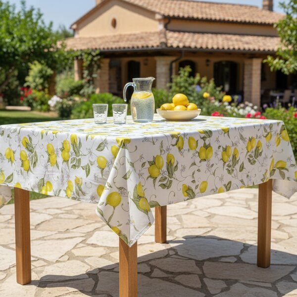 Bavlněný ubrus Citrony Barva Vícebarevná Rozměry 90x90 cm
