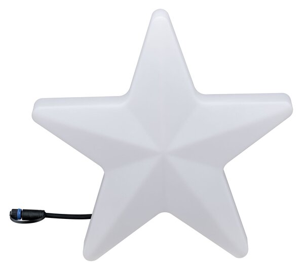 Paulmann 94184 Plug&Shine Star, venkovní světelný objekt 2,8W LED 3000K, prům.40cm, IP67
