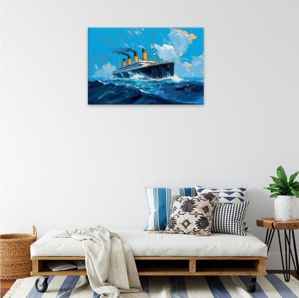 Obraz na plátně - Majestátní loď - 120x80 cm