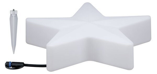 Paulmann 94184 Plug&Shine Star, venkovní světelný objekt 2,8W LED 3000K, prům.40cm, IP67