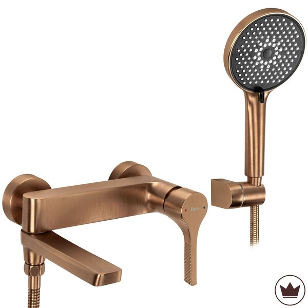 Koupelnová baterie PREMIUM REA Maxim Brush Copper
