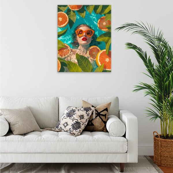 Obraz na plátně - Citrusové léto - 40x50 cm