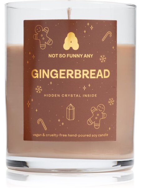 Not So Funny Any Crystal Candle Gingerbread svíčka s krystalem 220 g