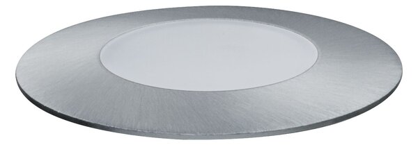 Paulmann 93951 Plug&Shine Mini, zápustné svítidlo do exteriéru 1x2,5W LED 3000K stmívatelné, stříbrná, IP65