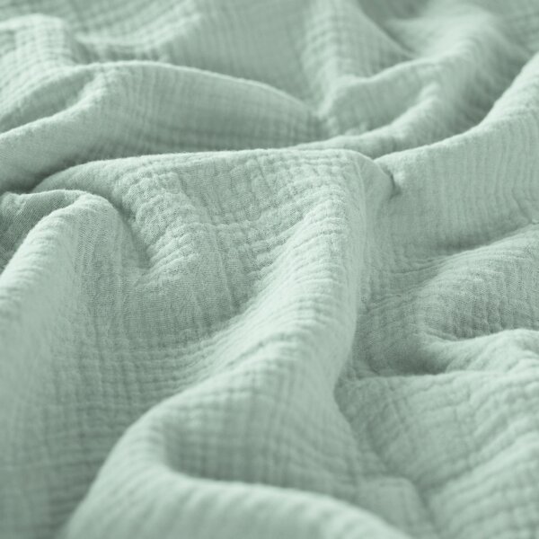 DARRÉ Mušelínové povlečení Dusty green Velikost: 140 x 200 + 70 x 90