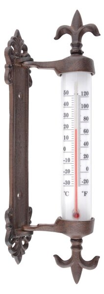 Litinový venkovní teploměr na okno Esschert Design Antique