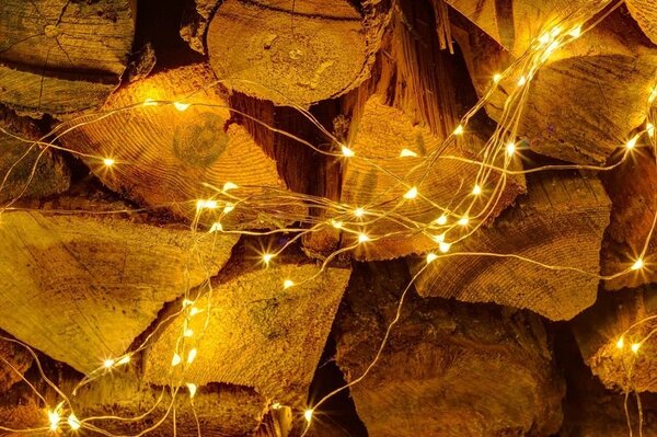 DLED EL01W DecoLED LED světelný řetěz - 12 x 1,5 m, teple bílá, 180 diod