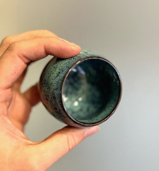 Penerini coffee Egg - Keramický šálek Tyrkys