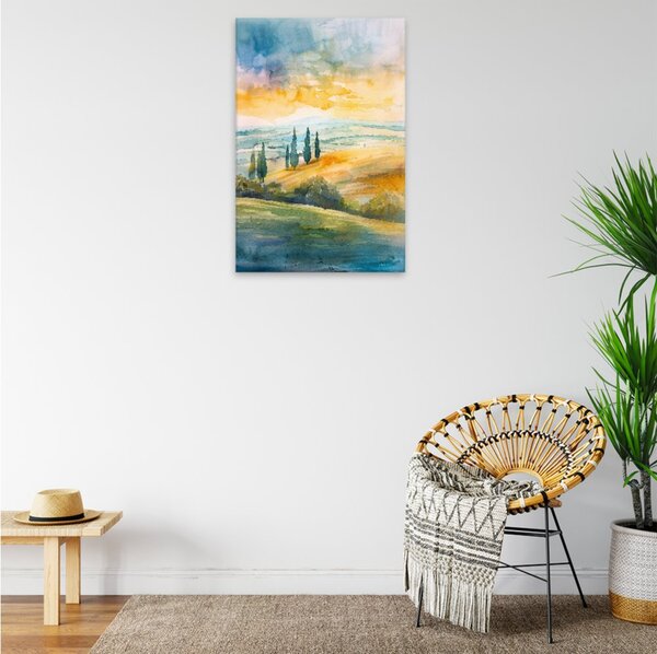Obraz na plátně - Toskánský sen - 80x120 cm