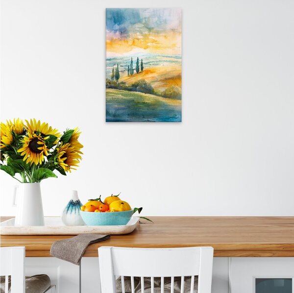 Obraz na plátně - Toskánský sen - 80x120 cm