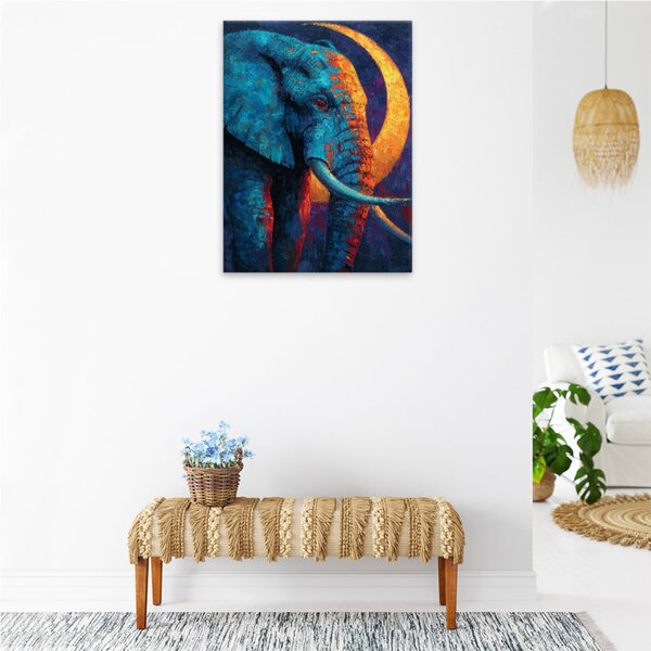 Obraz na plátně - Modrý obr - 30x40 cm - CZ výroba