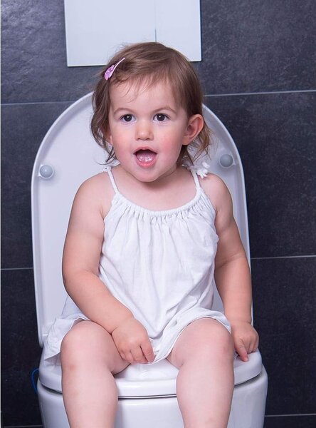 Tmavě růžové dětské WC sedátko Bella Bambina – Rotho