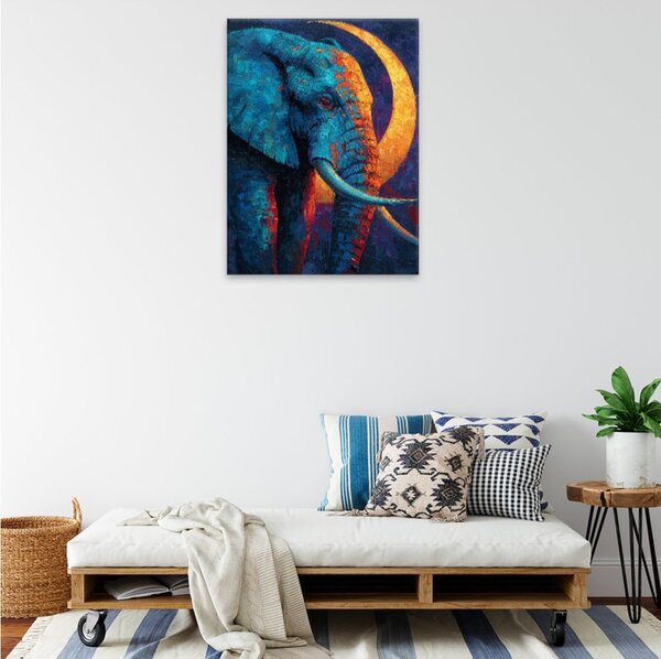 Obraz na plátně - Modrý obr - 30x40 cm - CZ výroba