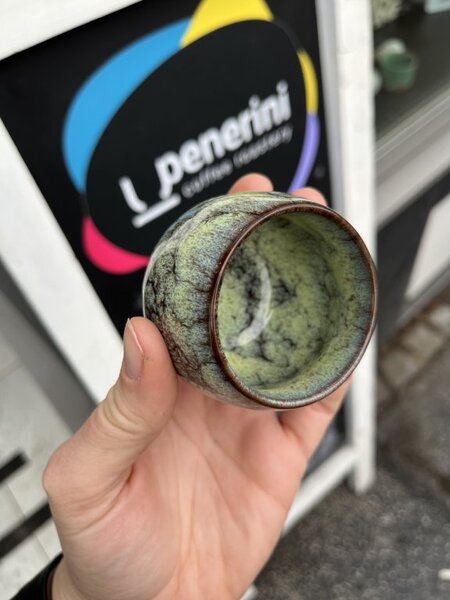 Penerini coffee Egg - Keramický šálek Yellow