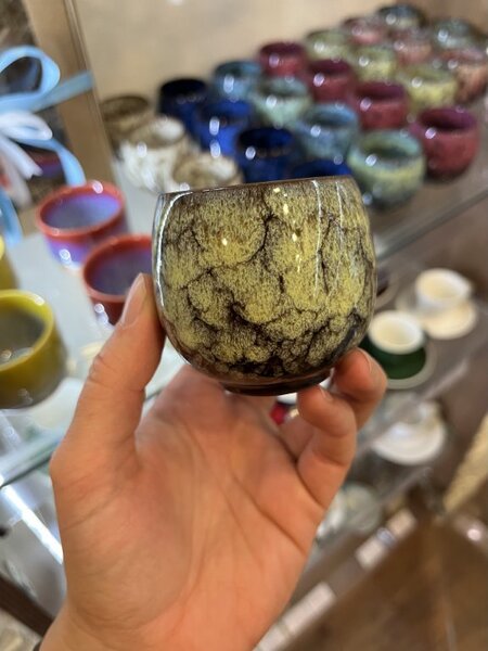 Penerini coffee Egg - Keramický šálek Yellow