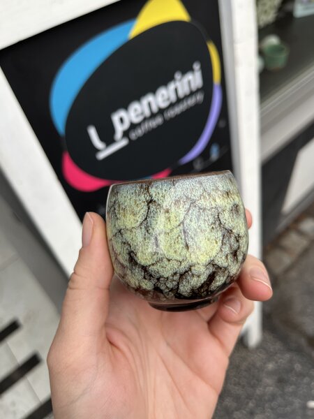 Penerini coffee Egg - Keramický šálek Yellow