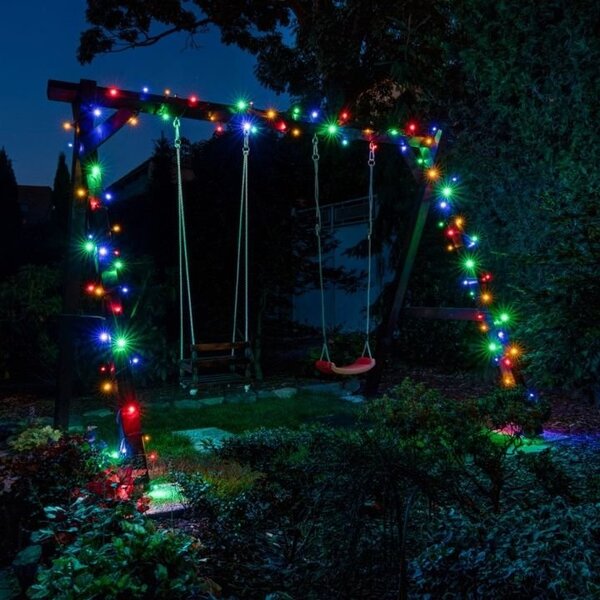 DLED SLNX120M DecoLED LED světelný řetěz, 20m, barevný, 120 diod, IP67 SLNX120M