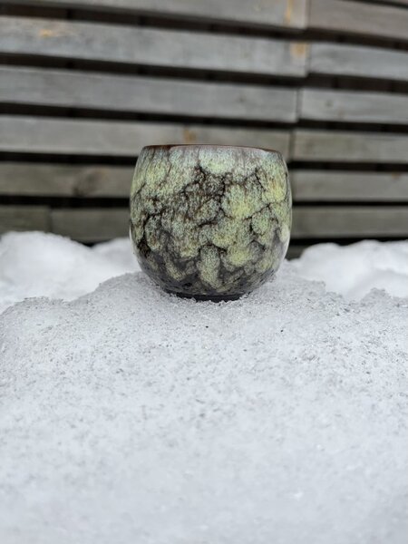 Penerini coffee Egg - Keramický šálek Yellow