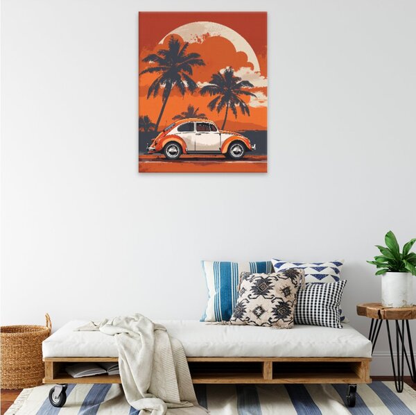 Obraz na plátně - Tropický západ slunce 2 - 40x50 cm