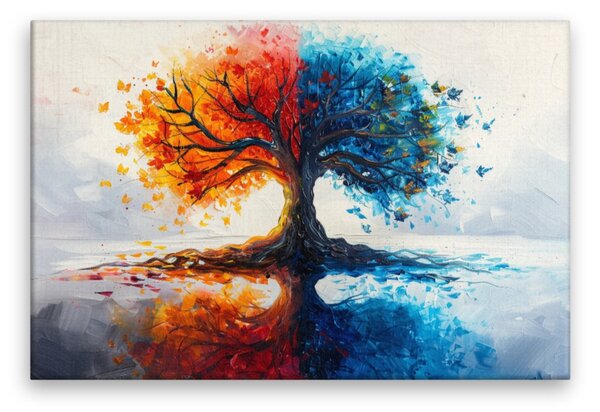 Obraz na plátně - Strom času - 120x80 cm - CZ výroba