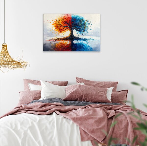 Obraz na plátně - Strom času - 120x80 cm - CZ výroba