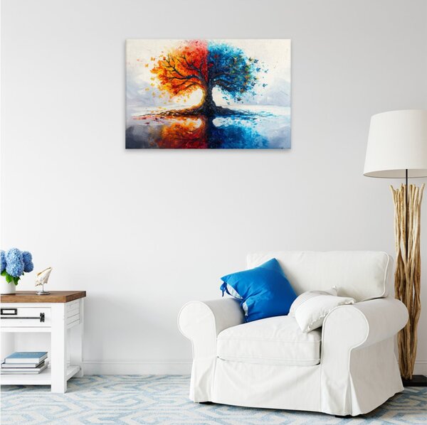 Obraz na plátně - Strom času - 120x80 cm - CZ výroba