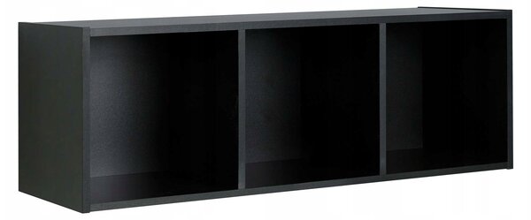 Regál Meble Domiko 105,6 cm x 36,6 cm x 35 cm černý