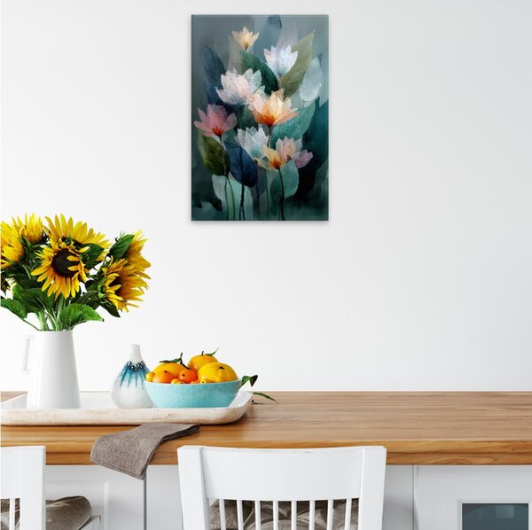 Obraz na plátně - Něžné tulipány 2 - 80x120 cm