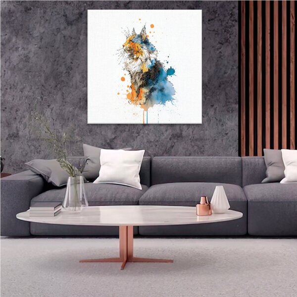 Obraz na plátně - Kočičí sen - 80x80 cm - CZ výroba