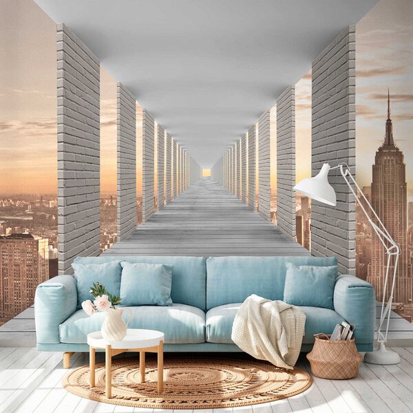 Fototapety Tunel s výhledem na New York, Fototapety rozšiřující prostory, u59788 : uwalls.cz