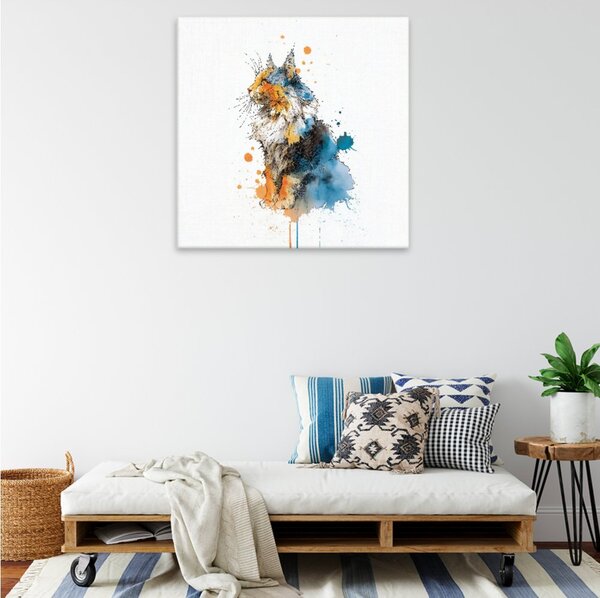 Obraz na plátně - Kočičí sen - 80x80 cm - CZ výroba