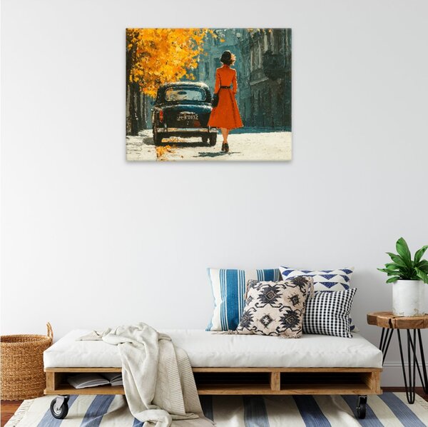 Obraz na plátně - Podzimní nostalgie - 50x40 cm