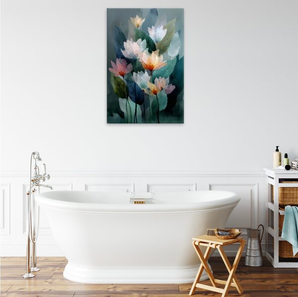 Obraz na plátně - Něžné tulipány 2 - 80x120 cm