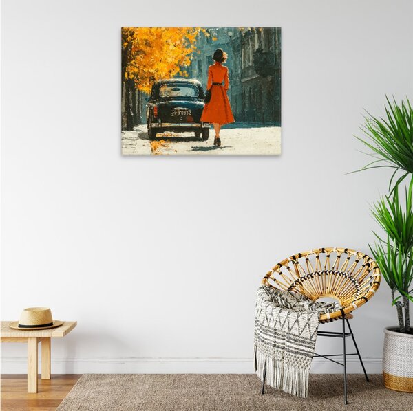 Obraz na plátně - Podzimní nostalgie - 50x40 cm