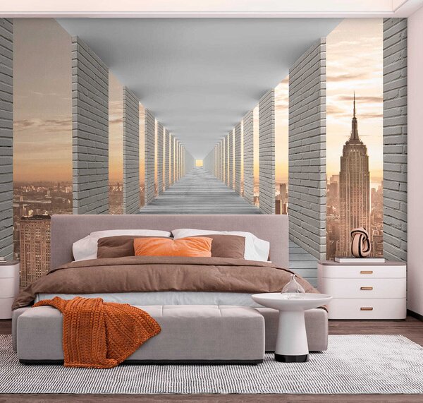 Fototapety Tunel s výhledem na New York, Fototapety rozšiřující prostory, u59788 : uwalls.cz