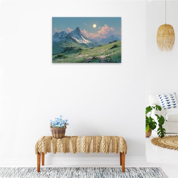 Obraz na plátně - Horská louka snění - 120x80 cm