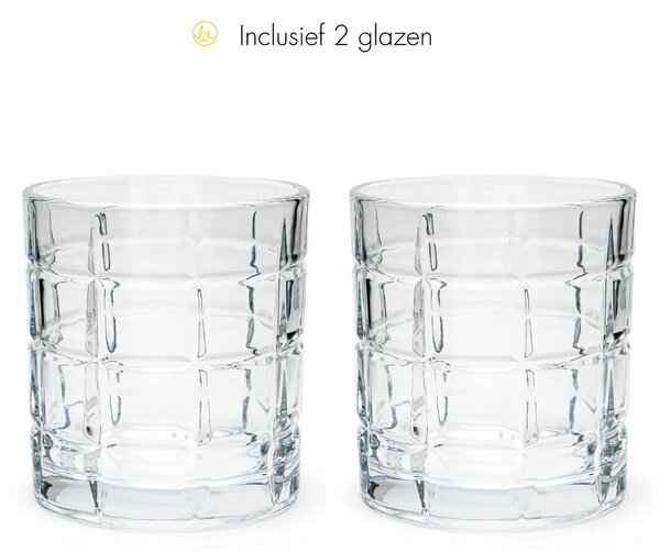 Dárkový Whiskey set (skleničky, chladící kostky, kleště) - LEOPOLD VIENNA