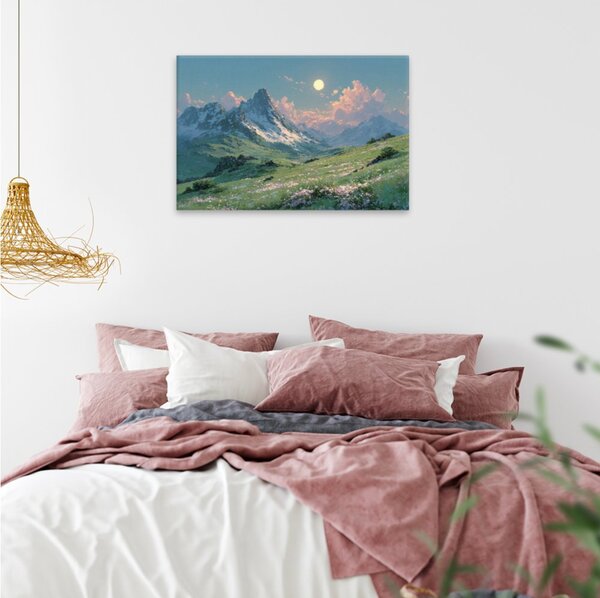 Obraz na plátně - Horská louka snění - 120x80 cm