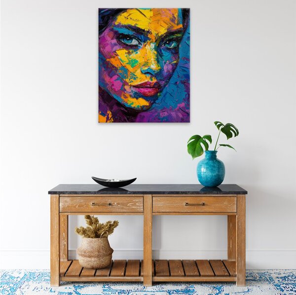 Obraz na plátně - Barevná duše 8 - 40x50 cm