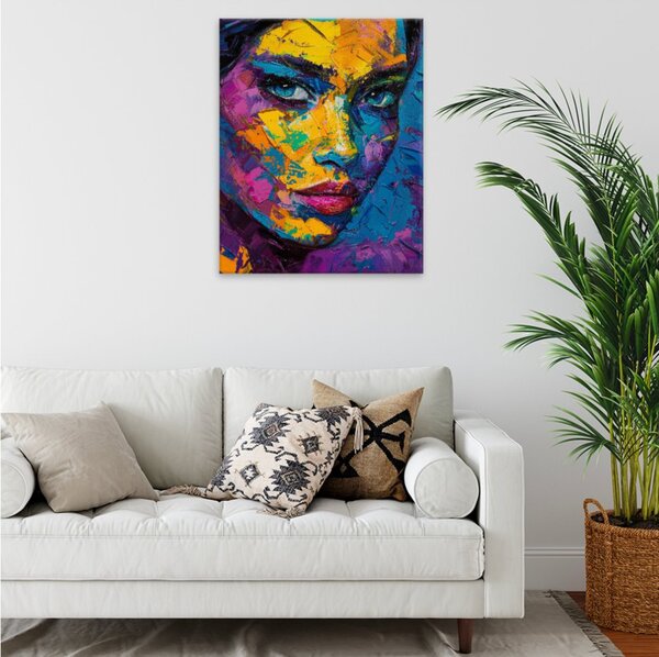 Obraz na plátně - Barevná duše 8 - 40x50 cm
