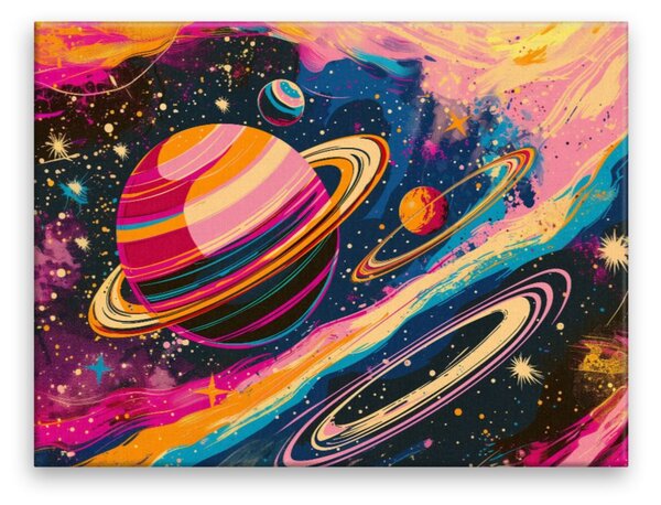 Obraz na plátně - Kosmická symfonie 2 - 40x30 cm