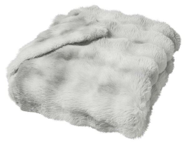 Šedá deka z mikroplyše 180x220 cm Mounty – douceur d'intérieur