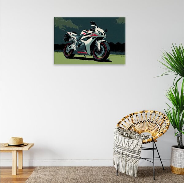 Obraz na plátně - Stříbrný blesk 2 - 120x80 cm
