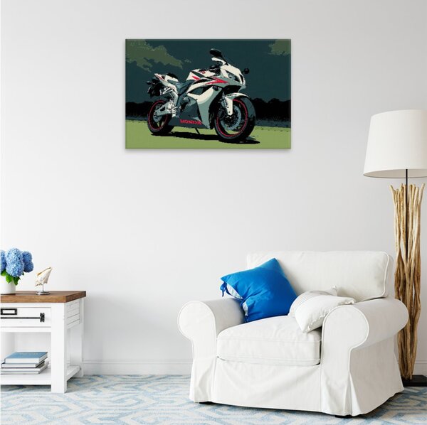 Obraz na plátně - Stříbrný blesk 2 - 120x80 cm
