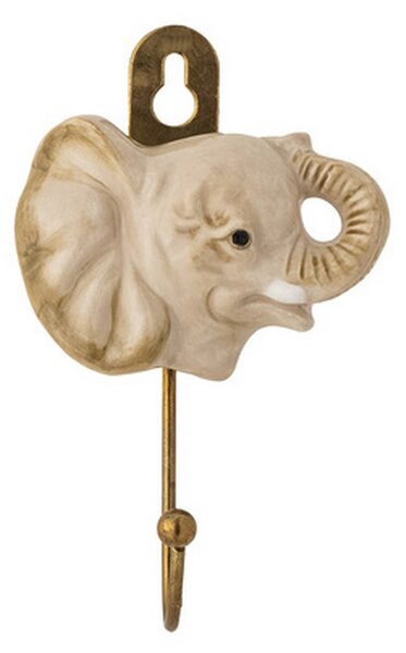 Keramický háček na stěnu Nosa Elephant Bloomingville