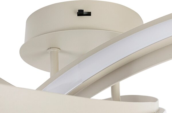 STROPNÍ LED SVÍTIDLO, 52/22 cm Novel - Stropní svítidla
