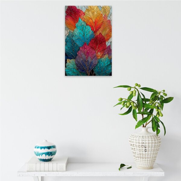 Obraz na plátně - Barevná podzimní symfonie - 80x120 cm