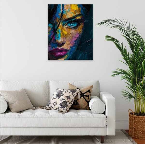 Obraz na plátně - Barevná duše 6 - 40x50 cm
