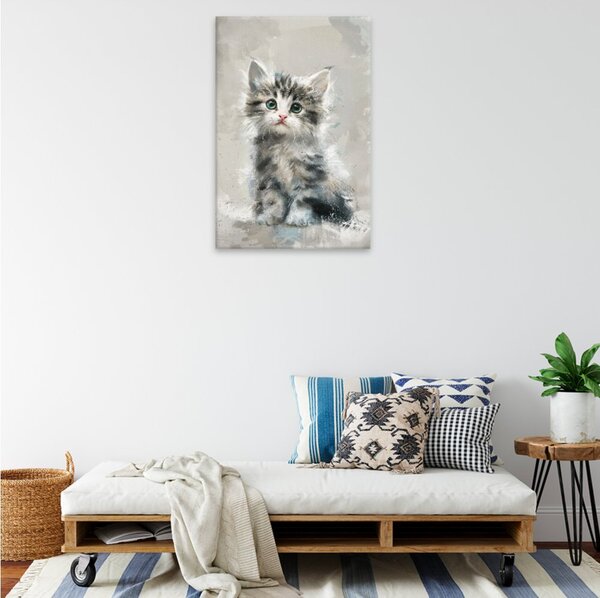Obraz na plátně - Koťátko snů - 80x120 cm