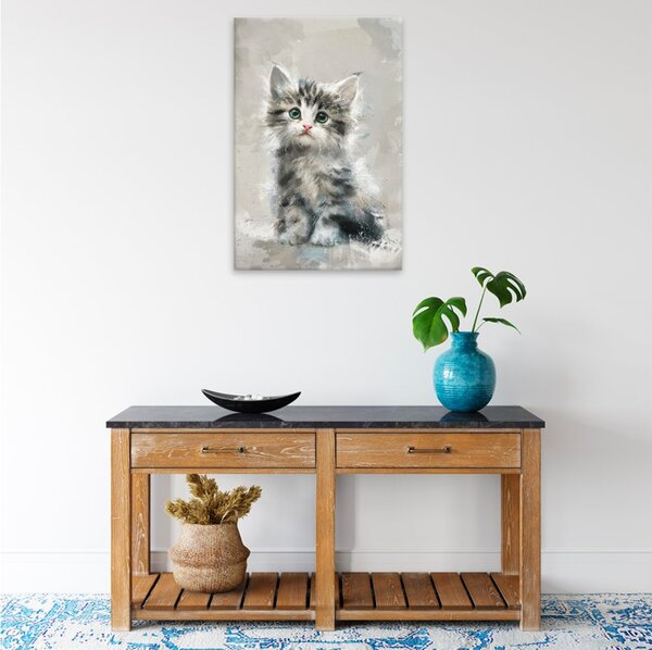 Obraz na plátně - Koťátko snů - 80x120 cm